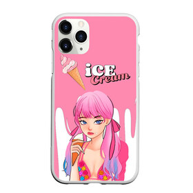 Чехол для iPhone 11 Pro Max матовый с принтом BLACKPINK Ice Cream в Белгороде, Силикон |  | blackpink | blink | bts | exo | icecream | jennie | jisoo | korea | kpop | lisa | love | rose | блекпинк | девушки | корея | кпоп | музыка