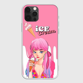 Чехол для iPhone 12 Pro с принтом BLACKPINK Ice Cream в Белгороде, силикон | область печати: задняя сторона чехла, без боковых панелей | blackpink | blink | bts | exo | icecream | jennie | jisoo | korea | kpop | lisa | love | rose | блекпинк | девушки | корея | кпоп | музыка