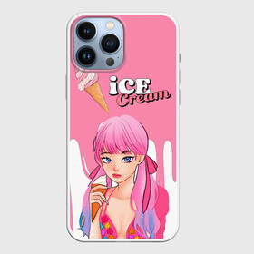Чехол для iPhone 13 Pro Max с принтом BLACKPINK Ice Cream в Белгороде,  |  | Тематика изображения на принте: blackpink | blink | bts | exo | icecream | jennie | jisoo | korea | kpop | lisa | love | rose | блекпинк | девушки | корея | кпоп | музыка