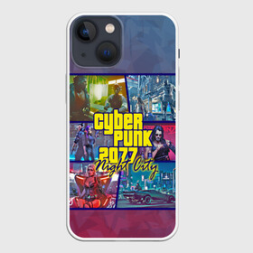 Чехол для iPhone 13 mini с принтом Cyberpunk 2077 Night City в Белгороде,  |  | city | cyberpunk | night | андроид | антропоморф | ви | джонни | киану | киберпанк | киборг | найт | ривз | робот | сильверхенд | сити | цири