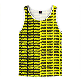 Мужская майка 3D с принтом DAMN в Белгороде, 100% полиэстер | круглая горловина, приталенный силуэт, длина до линии бедра. Пройма и горловина окантованы тонкой бейкой | black | damn | damn jacket | damn lettering | damn mug | damn print | damn t shirt | for cool | yellow | yellow and black | для крутых | желтый | желтый и черный | кофта damn | кружка damn | надпись damn | принт damn | футболка damn | черный