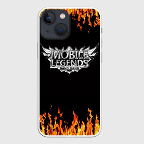 Чехол для iPhone 13 mini с принтом Mobile Legends в Белгороде,  |  | mobile legends | mobile legends print | mobile legends: bang bang | белый | для крутых | кофта mobile legends | кружка mobile legends | надпись mobile legends | огонь | принт mobile legends | футболка mobile legends | черный