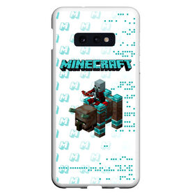 Чехол для Samsung S10E с принтом Minecraft в Белгороде, Силикон | Область печати: задняя сторона чехла, без боковых панелей | minecraft | алекс | белый | блоки | ведьма | взрывчатка | визера | волк | гаст | добывать | дракон | зеленый куб | зомби | игра | крафт | крипер | кубики | лошадка | майн | майнкрафт | манкрафт | овечка | оцелот