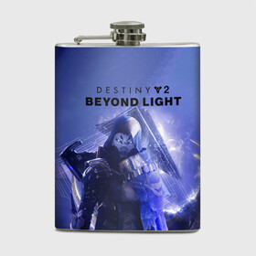 Фляга с принтом Destiny 2 : Beyond Light в Белгороде, металлический корпус | емкость 0,22 л, размер 125 х 94 мм. Виниловая наклейка запечатывается полностью | Тематика изображения на принте: beyond | destiny 2 | light | игра | шутера