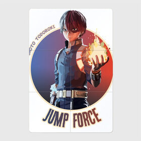 Магнитный плакат 2Х3 с принтом Jump Force (shoto todoroki) в Белгороде, Полимерный материал с магнитным слоем | 6 деталей размером 9*9 см | Тематика изображения на принте: jumpforce | shototodoroki | джампфорс | файтинг