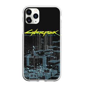 Чехол для iPhone 11 Pro матовый с принтом Город CYBERPUNK 2077 в Белгороде, Силикон |  | 2077 | cyberpunk | cyberpunk 2077 | город | игра | киберпанк | панк