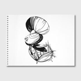 Альбом для рисования с принтом Грибочки в Белгороде, 100% бумага
 | матовая бумага, плотность 200 мг. | Тематика изображения на принте: грибы | лес | листья | мухомор