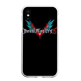 Чехол для iPhone XS Max матовый с принтом Devil May Cry в Белгороде, Силикон | Область печати: задняя сторона чехла, без боковых панелей | 3d. | demon | devil | devil may cry 5 | games | демон | дьявол | игры