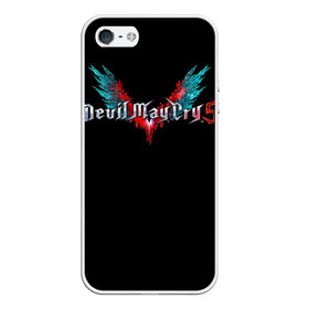 Чехол для iPhone 5/5S матовый с принтом Devil May Cry в Белгороде, Силикон | Область печати: задняя сторона чехла, без боковых панелей | 3d. | demon | devil | devil may cry 5 | games | демон | дьявол | игры