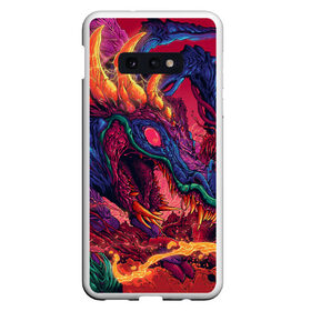 Чехол для Samsung S10E с принтом HYPER BEAST в Белгороде, Силикон | Область печати: задняя сторона чехла, без боковых панелей | Тематика изображения на принте: awp | counter strike | cs go | game | hyper beast | skin | swat | terrorist | warning | авп | автомат | винтовка | дракон | игры | компьютерная игра | контер страйк | контр страйк | кс го | монстр | оружие | скин | спецназ | хайпер бист