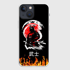 Чехол для iPhone 13 mini с принтом Самурай в Белгороде,  |  | harakiri merch | japan | katana | no heaven for samurai | red sun | samurai | samurai lettering | samurai print | sun | катана | красное солнце | мерч харакири | надпись самурай | нет рая для самурая | принт самурай | самурай | солнце | япония