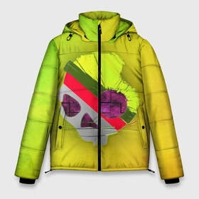 Мужская зимняя куртка 3D с принтом SKULL MINIMAL в Белгороде, верх — 100% полиэстер; подкладка — 100% полиэстер; утеплитель — 100% полиэстер | длина ниже бедра, свободный силуэт Оверсайз. Есть воротник-стойка, отстегивающийся капюшон и ветрозащитная планка. 

Боковые карманы с листочкой на кнопках и внутренний карман на молнии. | 1scandy | abstract | art | dead | music | rock | scandy | skeleton | skull | skullcandy | skulls | style | абстракция | арт | градиент | кости | минимализм | музыка | пират | пираты | подарок | рок | скелет | скулл | стиль | текстура | техно | 