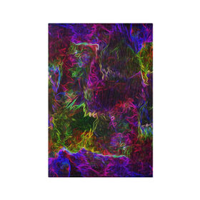 Обложка для паспорта матовая кожа с принтом Энергия в красках в Белгороде, натуральная матовая кожа | размер 19,3 х 13,7 см; прозрачные пластиковые крепления | abstract | color | energy | gradient | neon | pattern | space | texture | абстрактный | абстракция | волны | всплеск | градиент | дым | искусство | космические | краски | красочный | неон | неоновый | сияние | текстура | туман