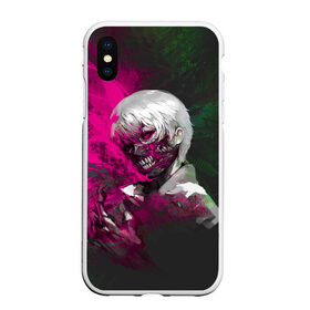 Чехол для iPhone XS Max матовый с принтом TOKYO GHOUL в Белгороде, Силикон | Область печати: задняя сторона чехла, без боковых панелей | Тематика изображения на принте: anime | blood | ghoul | juzo | kaneki | suzuya | tokyo | tokyoghoul | абстракция | аниме | брызги | гули | гуль | иероглифы | канеки | канеки кен | кровь | нишики нишио | ризе камиширо | сейдо | тока киришима | токийский гуль