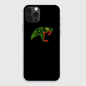 Чехол для iPhone 12 Pro Max с принтом Змея в Белгороде, Силикон |  | голова | животное | змея | минимализм