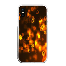 Чехол для iPhone XS Max матовый с принтом BITCOIN KRYPTONATE в Белгороде, Силикон | Область печати: задняя сторона чехла, без боковых панелей | bitcoin | btc | биткоин | валюта | деньги | криптовалюта