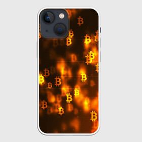 Чехол для iPhone 13 mini с принтом BITCOIN KRYPTONATE в Белгороде,  |  | bitcoin | btc | биткоин | валюта | деньги | криптовалюта