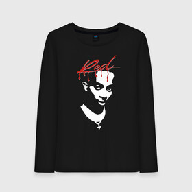 Женский лонгслив хлопок с принтом Playboi Carti Whole Lotta Red в Белгороде, 100% хлопок |  | carti | caty | lotta | merch | playboi | playboy | red | trap | whole | wlr | альбом | карти | мерч | новый | плейбой