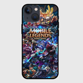 Чехол для iPhone 13 mini с принтом Mobile Legends (Z) в Белгороде,  |  | 515 unite | bang bang | battle arena | moba | mobile legends | mobile legends bang bang | online battle arena
