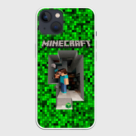 Чехол для iPhone 13 с принтом Minecraft в Белгороде,  |  | minecraft | алекс | белый | блоки | ведьма | взрывчатка | визера | волк | гаст | добывать | дракон | зеленый куб | зомби | игра | крафт | крипер | кубики | лошадка | майн | майнкрафт | манкрафт | овечка | оцелот