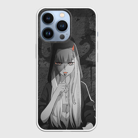 Чехол для iPhone 13 Pro с принтом Zero Two Меланхолия в Белгороде,  |  | darling | darling in the franxx | zero two | вайфу | зеро ту | код 002 | любимый во франксе | франкс