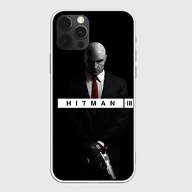 Чехол для iPhone 12 Pro Max с принтом Hitman 3 в Белгороде, Силикон |  | hitman | hitman 3 | hitman iii | красный | надпись | хитман | хитман 3