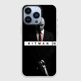 Чехол для iPhone 13 Pro с принтом Hitman 3 в Белгороде,  |  | Тематика изображения на принте: hitman | hitman 3 | hitman iii | красный | надпись | хитман | хитман 3