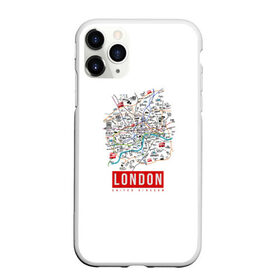 Чехол для iPhone 11 Pro Max матовый с принтом Лондон в Белгороде, Силикон |  | Тематика изображения на принте: london | англия | биг бен | великобритания | достопримечательности | карта | лондон | путешествия | я люблю лондон