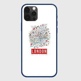 Чехол для iPhone 12 Pro Max с принтом Лондон в Белгороде, Силикон |  | Тематика изображения на принте: london | англия | биг бен | великобритания | достопримечательности | карта | лондон | путешествия | я люблю лондон