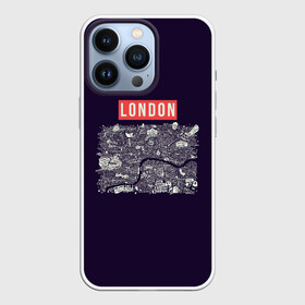 Чехол для iPhone 13 Pro с принтом LONDON в Белгороде,  |  | london | англия | биг бен | великобритания | достопримечательности | карта | литературная карта | лондон | путешествия | твист | чарли чаплин | шерлок холмс | я люблю лондон