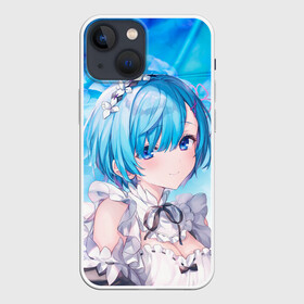 Чехол для iPhone 13 mini с принтом Рем в Белгороде,  |  | anime | re zero | re: zero kara hajimeru isekai seikatsu | re: жизнь с нуля в альтернативном мире | rem | демон | ре зеро | рем | рэм