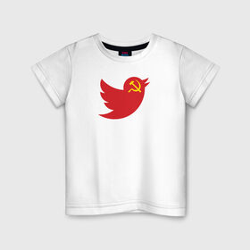 Детская футболка хлопок с принтом Team Trump в Белгороде, 100% хлопок | круглый вырез горловины, полуприлегающий силуэт, длина до линии бедер | donald j. trump | team trump | trump | twitter | сша | твиттер | трамп