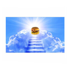 Бумага для упаковки 3D с принтом Райский бургер в Белгороде, пластик и полированная сталь | круглая форма, металлическое крепление в виде кольца | food | hamburger | hot dog | ангел | блики | булка | булочка | бургер | бутерброд | вкусняшки | гамбургер | еда | котлета | лестница | лучи | небесный | небо | обжора | облака | пейзаж | природа | рай | сендвич