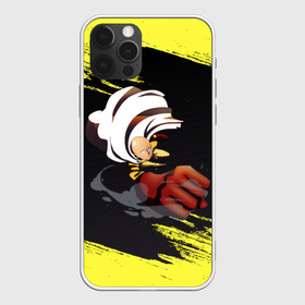Чехол для iPhone 12 Pro Max с принтом Сайтама One Punch Man в Белгороде, Силикон |  | Тематика изображения на принте: anime | one punch man | аниме | анимэ | бэнг | ван панч мэн | ванпанчмен | генос | кинг | сайтама | соник | супер герой | торнадо | уан панч мен