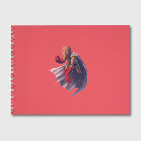 Альбом для рисования с принтом Сайтама One Punch Man в Белгороде, 100% бумага
 | матовая бумага, плотность 200 мг. | anime | one punch man | аниме | анимэ | бэнг | ван панч мэн | ванпанчмен | генос | кинг | сайтама | соник | супер герой | торнадо | уан панч мен