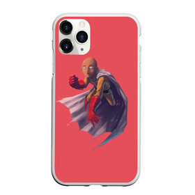 Чехол для iPhone 11 Pro матовый с принтом Сайтама One Punch Man в Белгороде, Силикон |  | Тематика изображения на принте: anime | one punch man | аниме | анимэ | бэнг | ван панч мэн | ванпанчмен | генос | кинг | сайтама | соник | супер герой | торнадо | уан панч мен