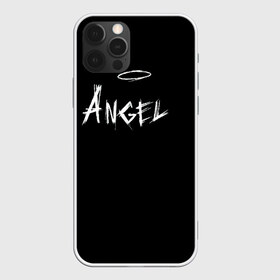 Чехол для iPhone 12 Pro Max с принтом ANGEL в Белгороде, Силикон |  | Тематика изображения на принте: angel | angelos | archangel | graffiti | inscription | messenger | saint | ангел | ангелок | ангелос | ангелочек | архангел | вестник | графити | надпись | посланник | святой