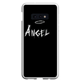 Чехол для Samsung S10E с принтом ANGEL в Белгороде, Силикон | Область печати: задняя сторона чехла, без боковых панелей | Тематика изображения на принте: angel | angelos | archangel | graffiti | inscription | messenger | saint | ангел | ангелок | ангелос | ангелочек | архангел | вестник | графити | надпись | посланник | святой