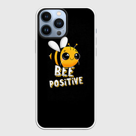 Чехол для iPhone 13 Pro Max с принтом ПЧЁЛКА в Белгороде,  |  | Тематика изображения на принте: bee | cute | inscription | positive | striped | wasp | бее | милота | надпись | насекомое | оса | позитив | полосатая | пчела | пчелка