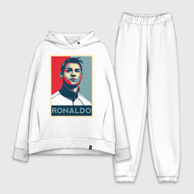 Женский костюм хлопок Oversize с принтом CRISTIANO RONALDO в Белгороде,  |  | cristiano | football | game | italy | juventus | portugal | real madrid | ronaldo | sport | арт | игрок | криштиану | португалия | постер | реал | роналду | спорт | футбол | ювентус