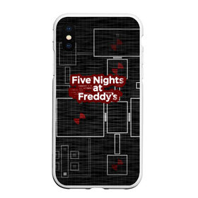 Чехол для iPhone XS Max матовый с принтом Five Nights At Freddy в Белгороде, Силикон | Область печати: задняя сторона чехла, без боковых панелей | 5 ночей с фредди | five nights at freddys | fnaf | игра | игрок | книга | логотип | пиццерия | подарок | страшилка | схема | фнаф | фредди