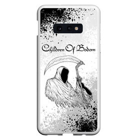 Чехол для Samsung S10E с принтом Children of Bodom (Z) в Белгороде, Силикон | Область печати: задняя сторона чехла, без боковых панелей | Тематика изображения на принте: century media | children bodom | children of bodom | fearless records | nuclear blast | spinefarm records | алекси лайхо | дети озера | дети озера бодом | дэниел фрэйберг | жнец | мрак | хенкка сеппяля | эспоо | янн