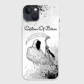 Чехол для iPhone 13 с принтом Children of Bodom (Z) в Белгороде,  |  | Тематика изображения на принте: century media | children bodom | children of bodom | fearless records | nuclear blast | spinefarm records | алекси лайхо | дети озера | дети озера бодом | дэниел фрэйберг | жнец | мрак | хенкка сеппяля | эспоо | янн