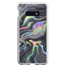 Чехол для Samsung S10E с принтом color pattern в Белгороде, Силикон | Область печати: задняя сторона чехла, без боковых панелей | chromatic | colors | divorces | multicolored | paint | pattern | потеки краски | разводы | цветной паттерн