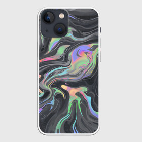 Чехол для iPhone 13 mini с принтом color pattern в Белгороде,  |  | chromatic | colors | divorces | multicolored | paint | pattern | потеки краски | разводы | цветной паттерн