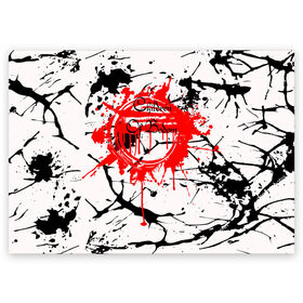 Поздравительная открытка с принтом Children of Bodom в Белгороде, 100% бумага | плотность бумаги 280 г/м2, матовая, на обратной стороне линовка и место для марки
 | children of bodom | группа | дети озера бодом | дэт метал | мелодик дэт метал | пауэр метал | трэш метал