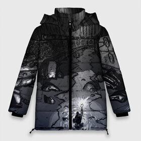 Женская зимняя куртка 3D с принтом Lovecraft Лавкрафт в Белгороде, верх — 100% полиэстер; подкладка — 100% полиэстер; утеплитель — 100% полиэстер | длина ниже бедра, силуэт Оверсайз. Есть воротник-стойка, отстегивающийся капюшон и ветрозащитная планка. 

Боковые карманы с листочкой на кнопках и внутренний карман на молнии | lovecraft | говард филлипс лавкрафт | ктулху | лавкрафт | филлипс лавкрафт
