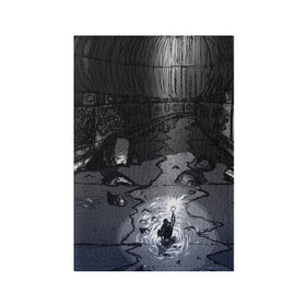 Обложка для паспорта матовая кожа с принтом Lovecraft / Лавкрафт в Белгороде, натуральная матовая кожа | размер 19,3 х 13,7 см; прозрачные пластиковые крепления | lovecraft | говард филлипс лавкрафт | ктулху | лавкрафт | филлипс лавкрафт