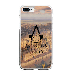 Чехол для iPhone 7Plus/8 Plus матовый с принтом Assassin’s Creed Unity в Белгороде, Силикон | Область печати: задняя сторона чехла, без боковых панелей | black flag | brotherhood | chronicles | creed | game | origins | revelations | rogue | syndicate | unity | valhalla | альтаир | ассасин | игры | кинжал | пираты