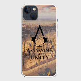 Чехол для iPhone 13 с принтом Assassin’s Creed Unity в Белгороде,  |  | black flag | brotherhood | chronicles | creed | game | origins | revelations | rogue | syndicate | unity | valhalla | альтаир | ассасин | игры | кинжал | пираты